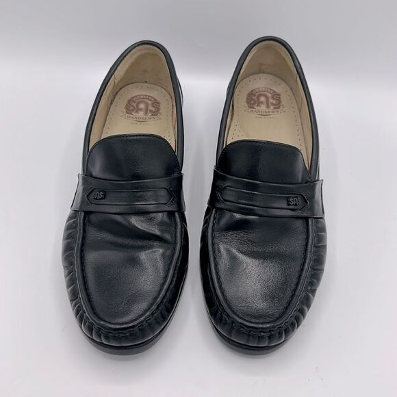 SAS Ace Slip On Loafer Size 9 9W Black Leather Upper - Picture 4 of 13